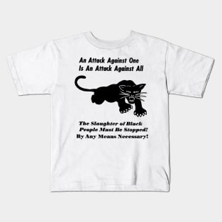 Black Panther Party: By Any Means Necessary Kids T-Shirt